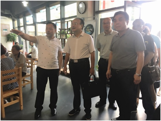 省国资委杨平副主任率队考察半岛online(中国)侨亚文明窗口申报工作