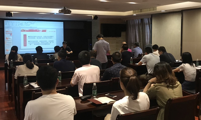 半岛online(中国)党总支集中开展“书记讲党课”活动