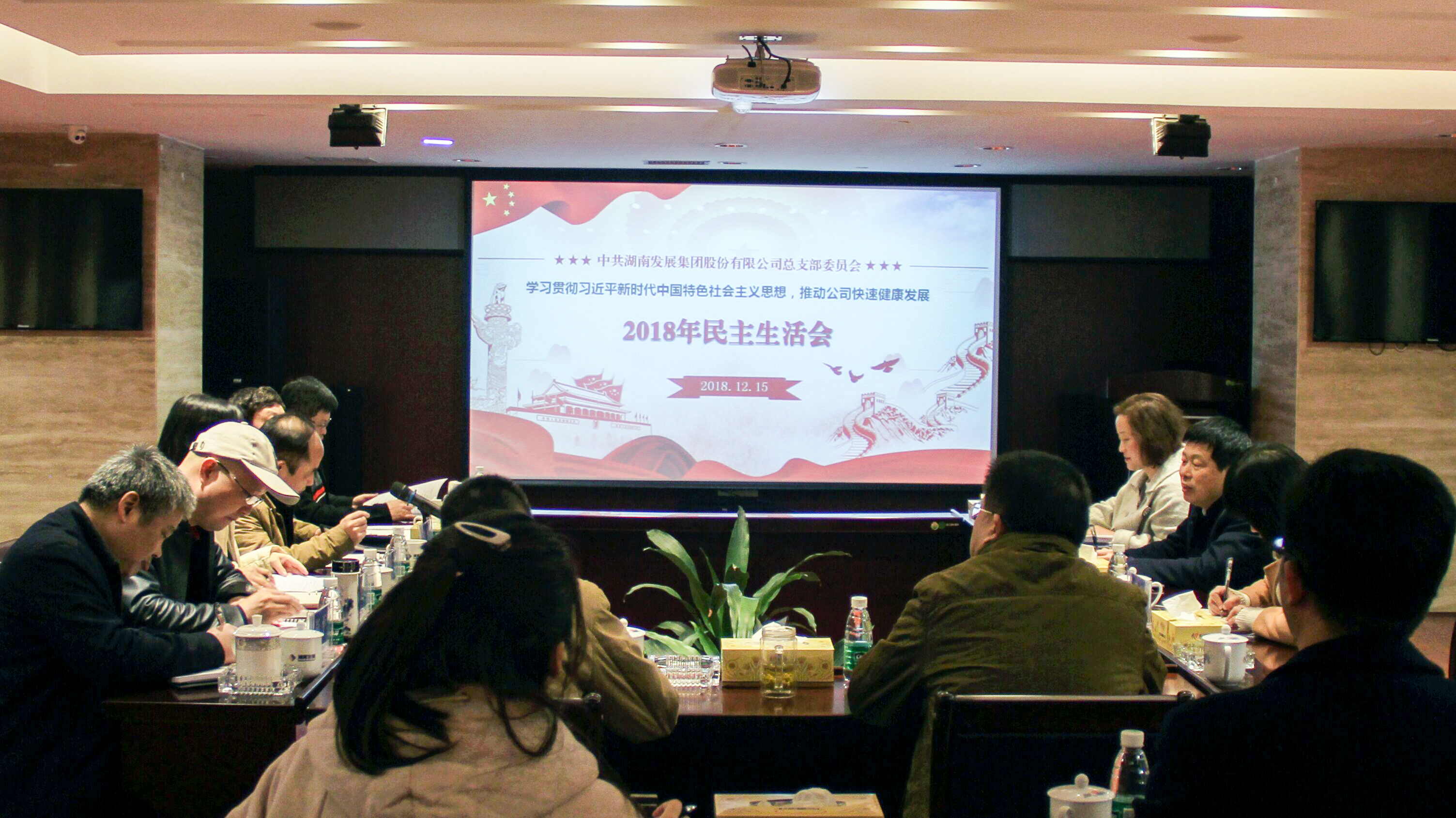 半岛online(中国)党总支召开领导班子2018年度民主生活会