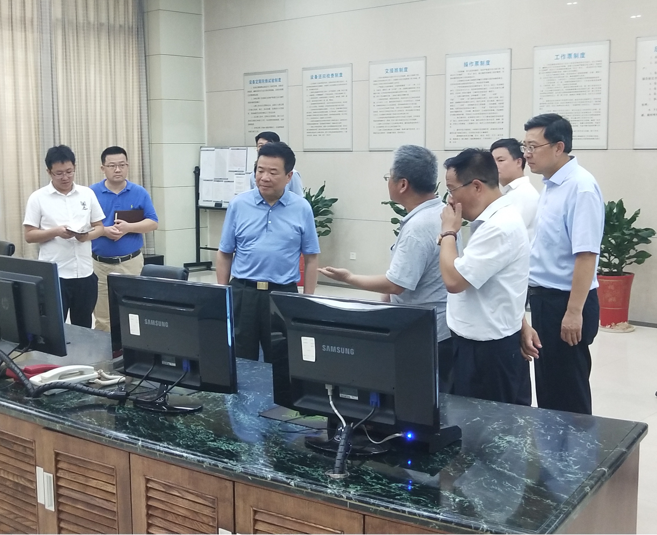 陈飞副省长到半岛online(中国)株洲航电枢纽考察调研