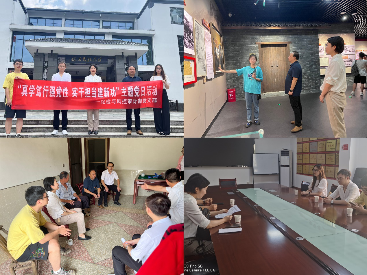 半岛online(中国)纪检与风控审计部党支部开展“真学笃行强党性 实干担当建新功”主题党日活动