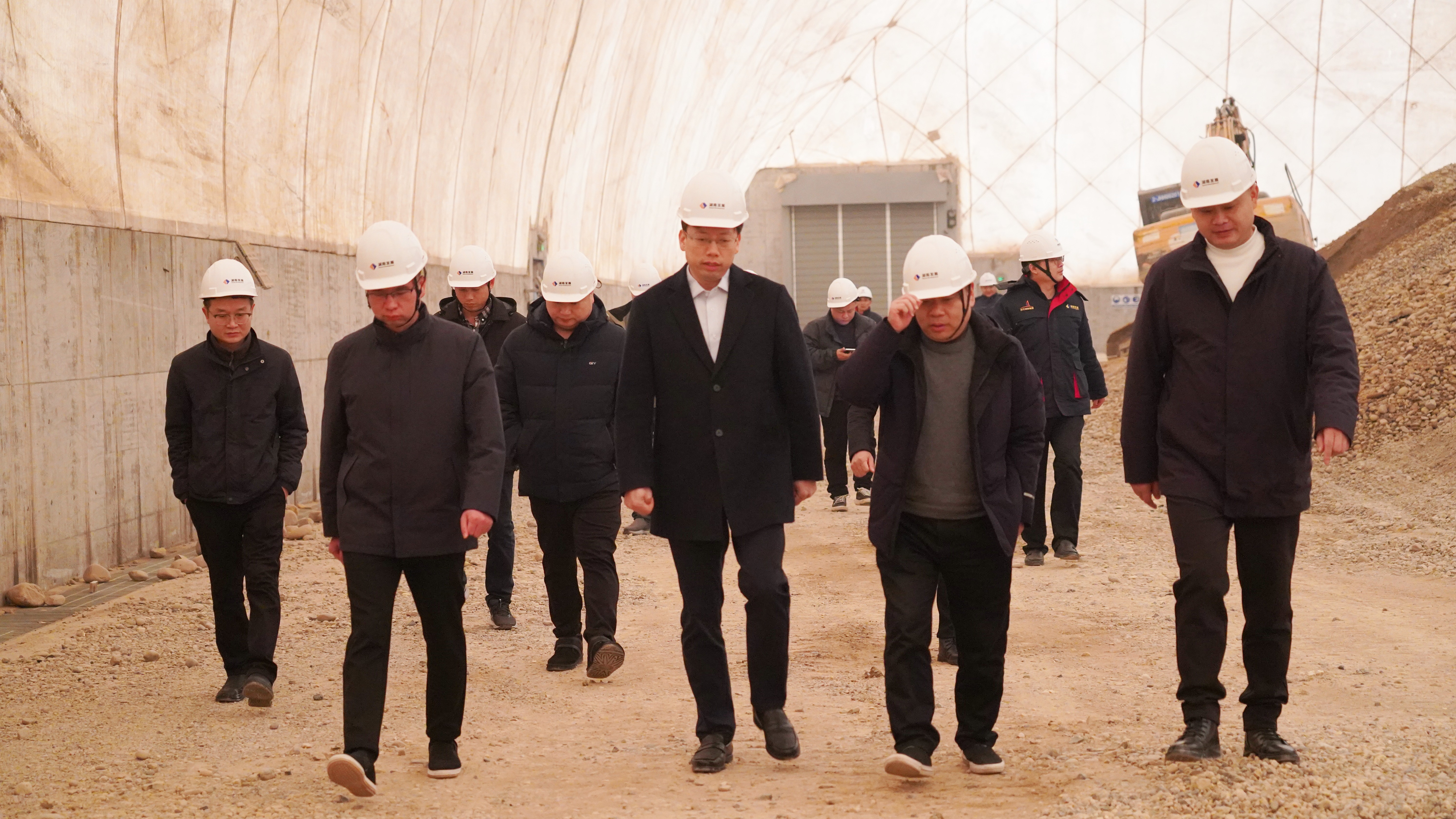 沅江市委副书记张心镜一行调研半岛online(中国)机制砂和砂石集散中心项目